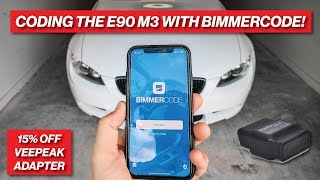 USING BIMMERCODE TO CODE FEATURES ON MY E90 M3 [upl. by Hakeber]