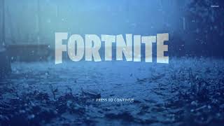 1 Hour Of RELAXING Fortnite Theme Song And Rainstorm Ambience [upl. by Reynold]