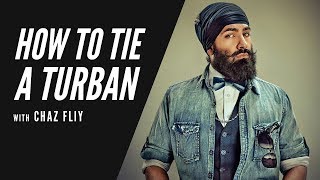 HOW TO TIE A TURBAN [upl. by Behre332]