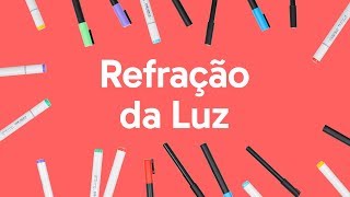 REFRAÇÃO DA LUZ  MAPA MENTAL  QUER QUE DESENHE  DESCOMPLICA [upl. by Edik]