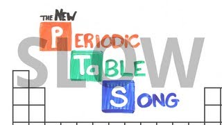 SLOW quotThe NEW Periodic Table Song In Orderquot AsapSCIENCE 2013 [upl. by Nnaeinahpets196]