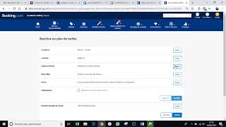 BOOKING Crear Modificar y Eliminar Precio y Planes de Tarifa [upl. by Aerbas]