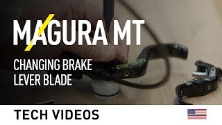 MAGURA MT Changing Brake Lever Blades [upl. by Aicatsanna]