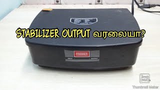 STABILIZER OUTPUT PROBLEM  LED TV STABILIZER NO OUTPUT FAULT [upl. by Airrotal]