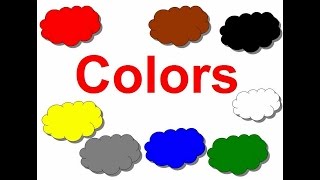 Учим название цветов на английском языке Learn colours colours colors [upl. by Faust233]