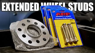 How to Properly Install Extended Wheel Studs amp Spacers  NEW WHEEL REVEAL [upl. by Travus]