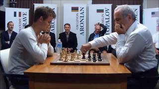 ChessMagnus Carlsen vs Garry Kasparov leader of team [upl. by Botnick]