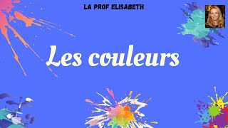 Les couleurs en français Niveau débutants  A1 de FLE [upl. by Eimam885]