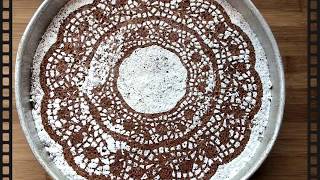 WALNUT SPICE CAKE WITH SYRUP RECIPE  KARIDOPITA [upl. by Elbys763]