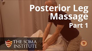 General Posterior Leg Protocol Beginning Massage Techniques Part 1 [upl. by Elyn]