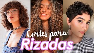 CORTES PARA CABELLO RIZADO 🌀 ¡LOS MEJORES [upl. by Osugi]