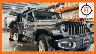 Jeep Gladiator Overland Build Our AluCab Canopy Camper [upl. by Jerrilyn]