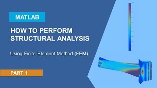 Structural Analysis Using Finite Element Method FEM in MATLAB  Part 1 [upl. by Odawa]