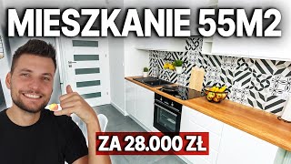 Mieszkanie 55m2 pod wynajem wykończone za 28000 zł  DOMINIKMALUJE 5 [upl. by Langelo]