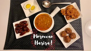 How to make traditional Moroccan Harira Easy soup recipe [upl. by Oinotla]