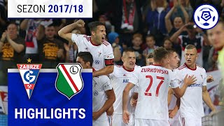 Górnik Zabrze  Legia Warszawa 31  SKRÓT  Ekstraklasa 201718  1 Kolejka [upl. by Heimlich85]