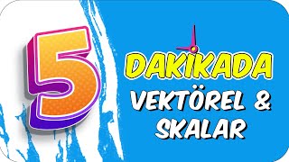 5dkda VEKTOREL VE SKALAR BUYUKLUKLER FİZİGİN DOĞASI [upl. by Osi970]