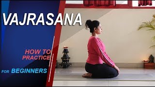 Vajrasana  Yoga for beginners  yoga for good digestion [upl. by Delila]