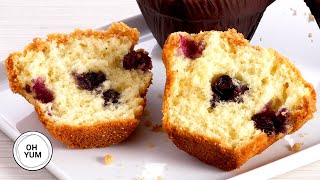 How to Make LOADED Blueberry Streusel Muffins [upl. by Eita]