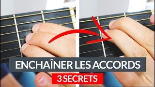 ENCHAÎNER les accords de guitare PLUS FACILEMENT [upl. by Millard]