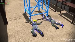 Mobile scaffold Incident  Safety Animation [upl. by Kong165]