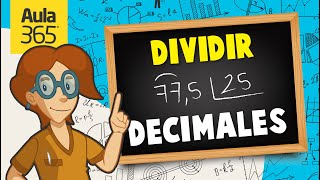 ¿Cómo dividir decimales  Videos educativos Aula365 [upl. by Eniamrehc]