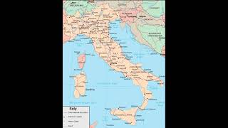 map of Italy [upl. by Neyugn]