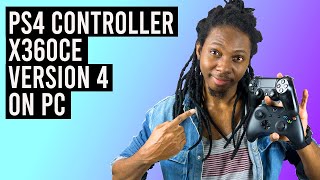 PS4 Controller on PC with new x360ce Version 4 Tutorial [upl. by Nisior39]