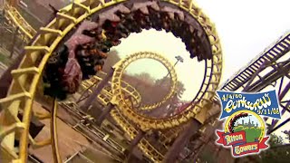 Corkscrew Classic Footage  Alton Towers Resort [upl. by Nalla]