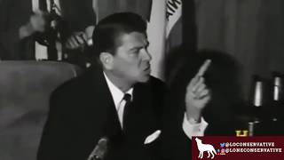 Ronald Reagan Lays Down The Law at Berkeley [upl. by Aronael]