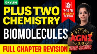 Plus Two Chemistry  Biomolecules  Xylem Plus Two [upl. by Llerdnek]