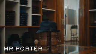 How Borsalino Makes A Mens Fedora Hat  MR PORTER [upl. by Mikeb]