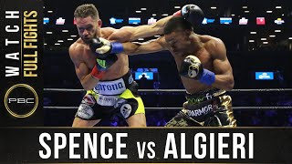 Spence vs Algieri FULL FIGHT April 16 2016  PBC on NBC [upl. by Triny506]