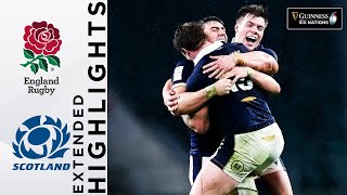 England v Scotland  EXTENDED Highlights  Historic Scotland Victory  Guinness Six Nations 2021 [upl. by Lemmueu]