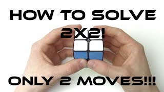 How To Solve The 2x2 Rubiks Cube Easiest Tutorial [upl. by Verbenia]