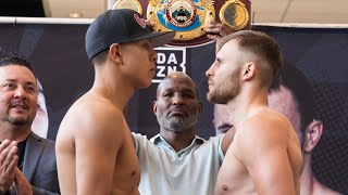 Jaime Munguia vs Kamil Szeremeta Full WeighIn amp FaceOffs [upl. by Mintun507]