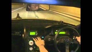 Nissan Skyline 1200hp 328kmh  Tunnel [upl. by Eira]