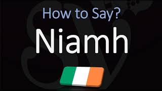 How to Pronounce Niamh CORRECTLY Irish Names Pronunciation [upl. by Arinayed]