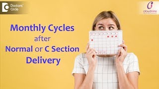 First Periods After DeliveryWill it vary for Normal Delivery amp C SectionDrShashikala Hande of C9 [upl. by Celine]