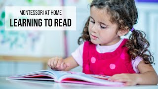 MONTESSORI AT HOME Learning to Read [upl. by Imotih228]