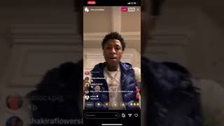 NBA YOUNGBOY goes off on Kodak on Instagram live [upl. by Paddy]