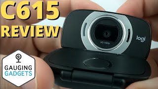 Logitech C615 HD Webcam Review and Setup  1080p Camera for Zoom Skype Hangouts and More [upl. by Courtland971]