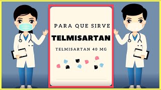 TELMISARTAN telmisartán PARA QUE SIRVE telmisartan 40 mg [upl. by Ollie]