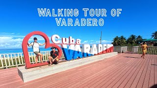 Walking Around Varadero Town Cuba [upl. by Rubia]