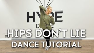 Hips Dont Lie  Shakira  Beginner Hip HopLatin Dance Tutorial [upl. by Turley70]