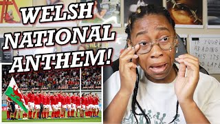 AMERICAN REACTS TO WELSH NATIONAL ANTHEM LIVE AT RUGBY GAME 🤯 [upl. by Atiner200]