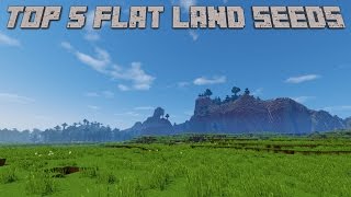 Top 5 Flat Land Minecraft Seeds 194 19 189 Good for Building 2016 [upl. by Daeriam]