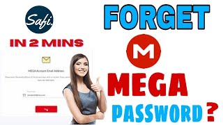 How to Forget MEGA Password 2023  MEGA Account Recovery Key [upl. by Alyac883]