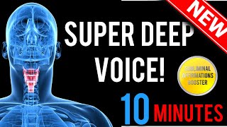 DEEP VOICE GET A SUPER DEEP MASCULINE VOICE IN 10 MINUTES  AUDIO BOOSTER [upl. by Wellesley]