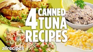 4 Canned Tuna Recipes  Recipe Compilations  Allrecipescom [upl. by Callum]